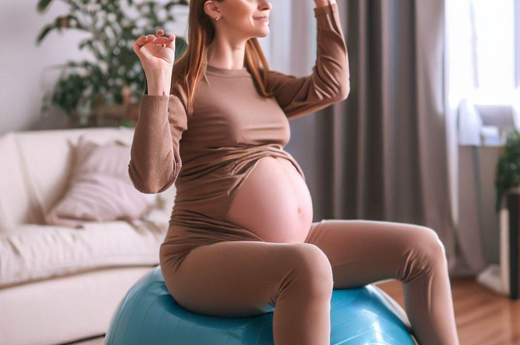 Ćwiczenia na piłce w ciąży 2 trymestr